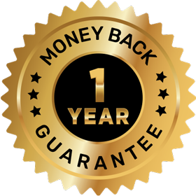 1-Year Money-Back Guarantee